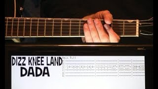 Dada Dizz Knee Land Guitar Chords Lesson &amp; Tab Tutorial with Solo aka I&#39;m Going To Disneyland