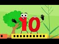 The Number Train - Count One to Ten in English! - Learn to Count