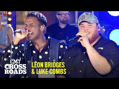 Leon Bridges & Luke Combs Perform “Beyond” | CMT Crossroads