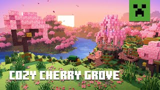 Minecraft Soothing Scenes - Relaxing Cherry Grove