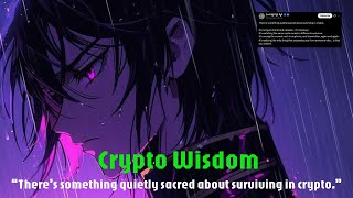 Zer0's Crypto Wisdom: There’s something quietly sacred about surviving in crypto