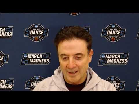 Iona Coach Rick Pitino at NCAA Tournament Media Conf Pre Alabama Game on March 16, 2021
