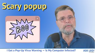 I Got a Pop-Up Virus Warning — Is My Computer Infected?