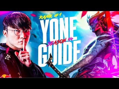 RANK 1 YONE GUIDE - SEASON 14 FULL INDEPTH GUIDE (Combos, Builds, Wave Management Etc)
