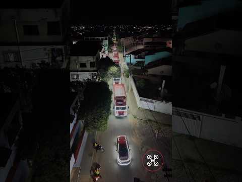 Caravana de Natal da Coca Cola. Cidade de Baixo Guandu.#CocaCola #Drone #Natal #LuzesDeNatal