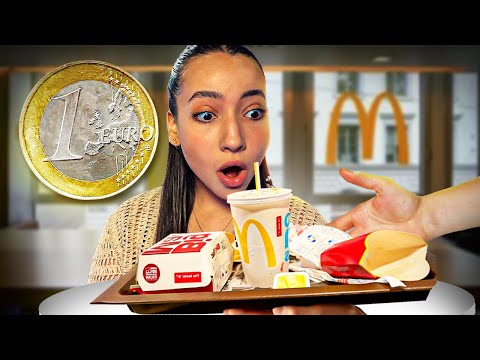 1 EURO POUR MANGER PENDANT 24H ! (un mcdo gratuit wsh)