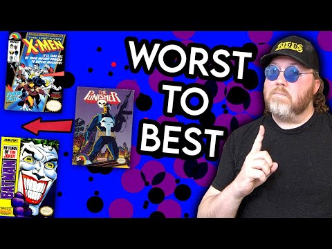 I Rank Every Marvel and DC Comic NES Game