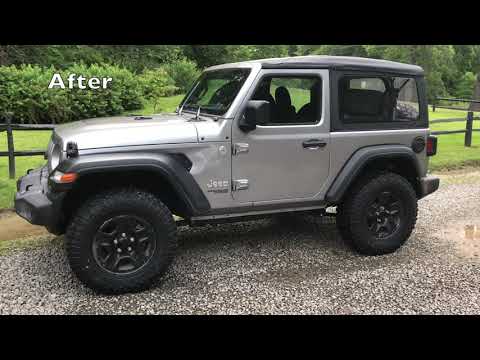 2019 Wrangler JL 2 Door- 33" Tire Setup
