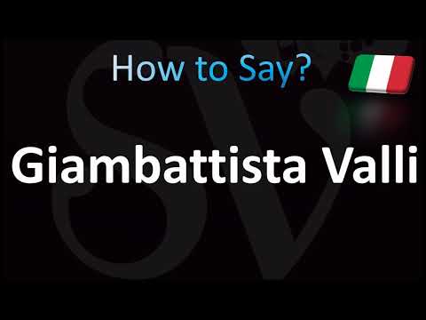 How to Pronounce ''Giambattista Valli'' Correctly! (Italian)