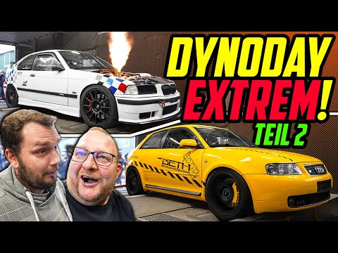 1XXX PS am RAD! - Die 12.000 PS PARTY (Teil 2) - PRÜFSTAND am LIMIT!