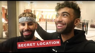 I AND ADAM SALEH FLYING TO OUR SECRET LOCATION