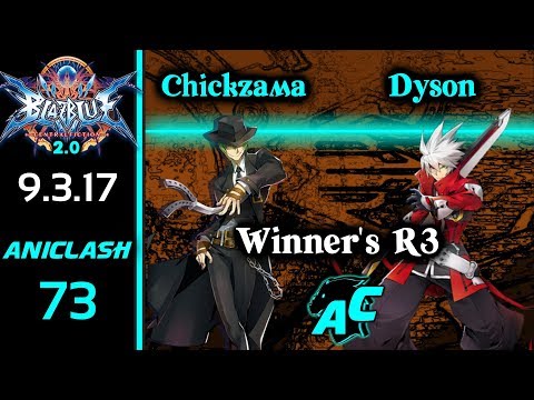AniClash 73 - Chickzama (Hazama) vs Dyson (Ragna, Susanoo) Winner's R3 - Blazblue CF 2