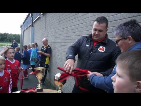 East Belfast FC`s Soccer Festival 07`s trophy prsentations