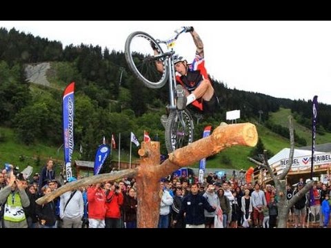 2014 UCI Trials World Cup  Meribel - Action Clip