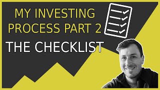 My Stock Investing Process 2/4 - THE CHECKLIST