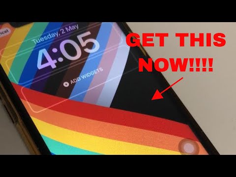 How to get PRIDE wallpaper on iPhone (iOS 16.5 beta 4)