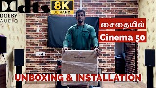 Video thumbnail for Marantz Cinema 50 9.4ch 110Watts dolbyatmos 8K AV receiver Installation and Calibration in CHENNAI by AVReceiver Tamil