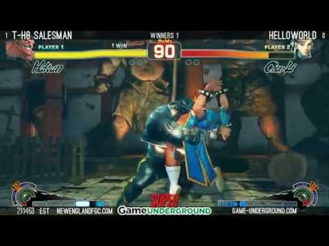 Super GU#03 USF4 T-H8 Salesman(Hakan) Vs. HelloWorld(Chun-Li)