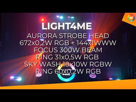 Light4me Sky Wash 18x10W RGBW