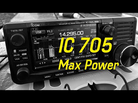 IC 705 Changing Maximum Power Wattage