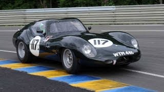 preview picture of video 'Le Mans Legends 2013: Chris Harris Drives a Lister Jaguar Coupe -- /DRIVE MOMENTS'