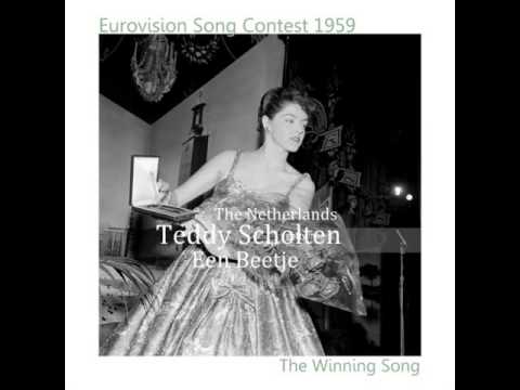 Eurovision Winner 1959 I Teddy Scholten - Een Beetje [The Netherlands]