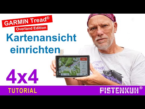 GARMIN Tread Overland - Kartenansicht einrichten