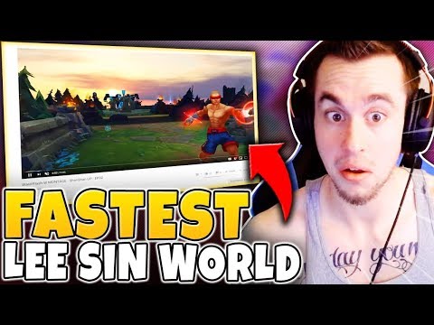 I HAVE FOUND THE FASTEST LEE SIN MAIN IN THE WORLD (RIDICULOUS PLAYS) - League of Legends