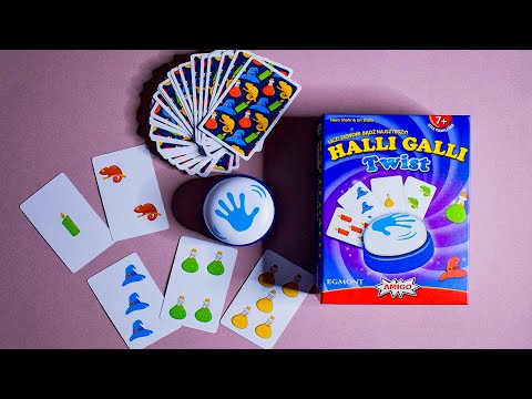 Recenzja i Przykładowa rozgrywka: Halli Galli Twist Egmont