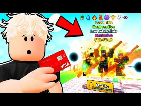 I STOLE MAX TRAIT LOS 1x1x1x1 in Escape Obby for Brainrots!