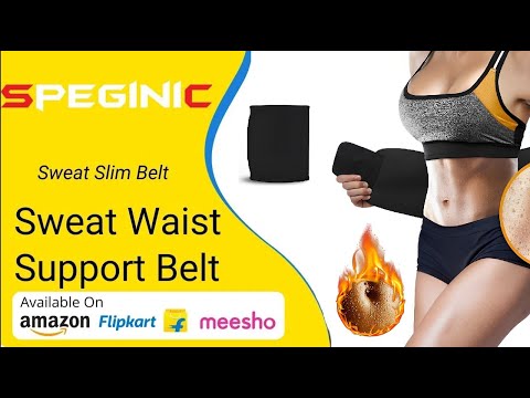 speginic Sweat Slim Belt for Men and Women Tummy Trimmer Body