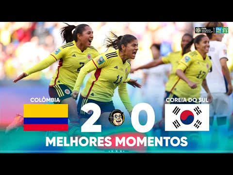 COLÔMBIA 2 X 0 COREIA DO SUL | COPA DO MUNDO FEMININA FIFA™ 2023