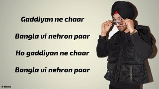 Gabru Nu (Lyrics) - Diljit Dosanjh Ft. Ikka | Rishi Rich