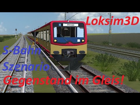 Nebel und Gegenstand im Gleis! | Loksim3D S-Bahn-Strecke | Szenario mit Funksprüchen | jamobatv21