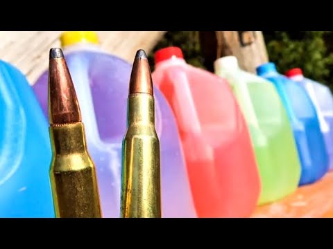 308 VS 30-06 - HOW MANY MILK JUGS???