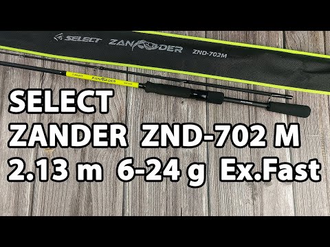 Спінінг Select Zander ZND-702M 2.13m 6-24g