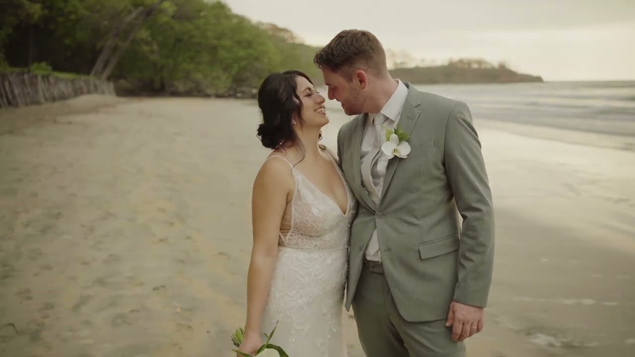 Beachfront Garden Elopement • Laura + Harvey