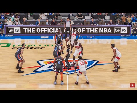 City Jersey! Toronto Raptors vs OKC Thunder 11/11/2022 NBA 2K23 Gameplay