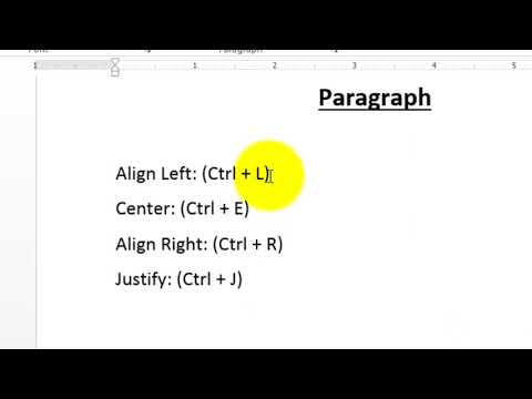 Align Left | Center Align | Align Right | Justify | MS Word 4