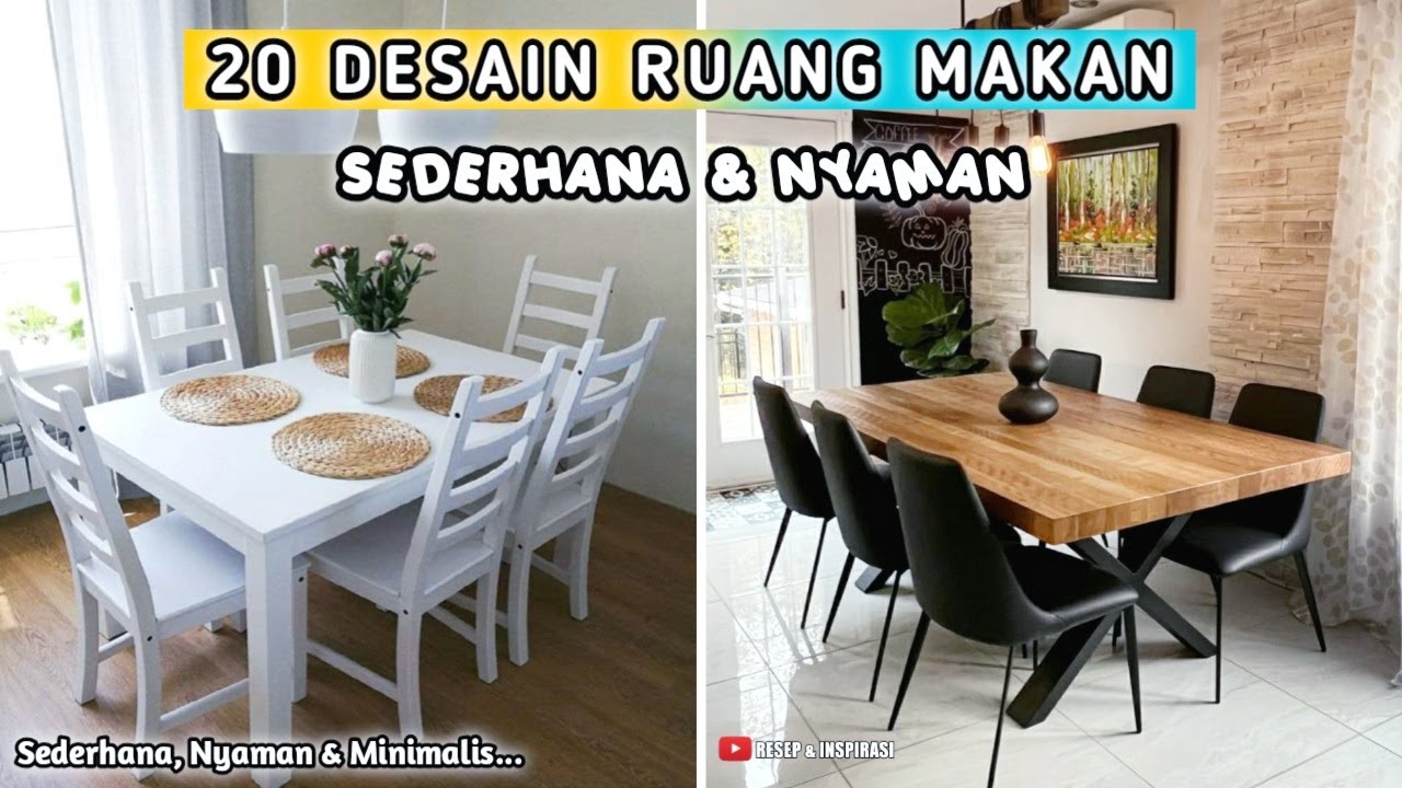 20 Simple and Easy Dining Room Designs | Purchase Links in the Description