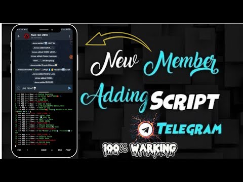 Telegram New Free Member Adder Script For 2025⚡/Per Account Add 50+ Member / No Account Banned ✔️