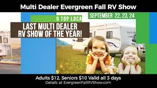 Evergreen Fall RV Show Sept 22-24 Monroe