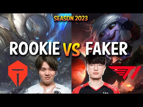 TES Rookie vs T1 Faker - Rookie GRAGAS vs Faker TRISTANA Mid - KR Ranked