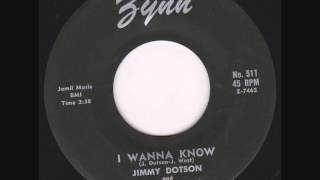 Jimmy Dotson &amp; The Blue Boys - I Wanna Know