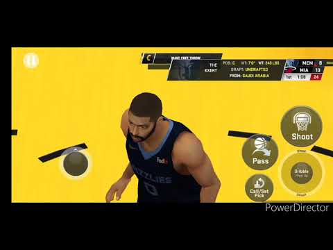 NBA2K20 Mobile My Career Bigman - My first game in the NBA! EP. 3