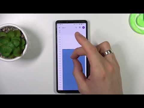 How To Create Events In Calendar On Sony Xperia 10 V