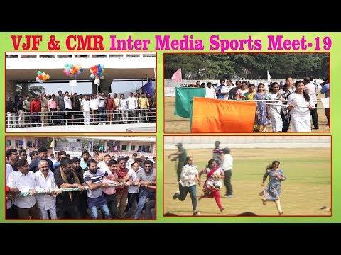 VJF & CMR Inter media Sports Meet-19 at Port Stadium in Visakhapatnam...