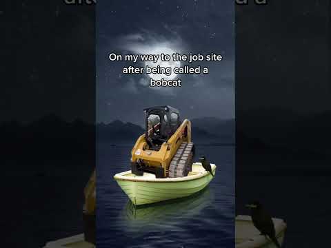 Our machines have feelings too. It’s not a bobcat it’s a CAT 🐱 #CAT #skidsteer #bobcat #asv #kabot
