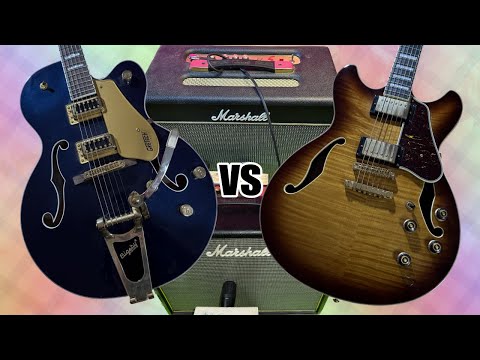 Ibanez vs Gretsch: hollow body vs semi hollow body