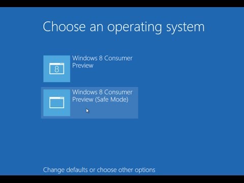 comment démarrer en mode sans echec sous windows 8.1